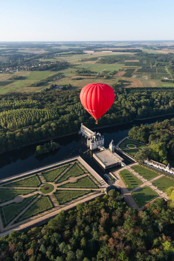 Vol en montgolfière aux châteaux de la Loire